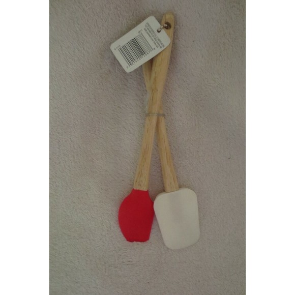 2 Mini Silicone Spatulas Christmas Smart Living Collection New - Picture 6 of 8